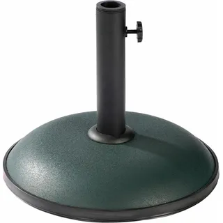 Marbueno Sonnenschirmbasis Rund Beton 36x29,5 cm 11KG Grün Garten, Pool, Terrasse 10443 - Grün