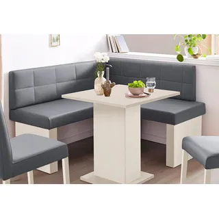 massivline & more Eckbank »Anna 2«, Schenkel gleichschenkelig 130 cm