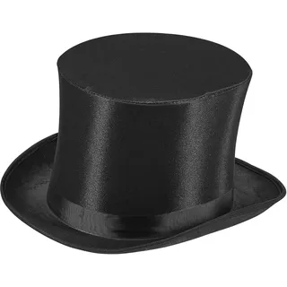 w widmann milano party fashion 75717 - Zylinder aus Satin, Kopfbedeckung, Kostümaccessoire, Karneval
