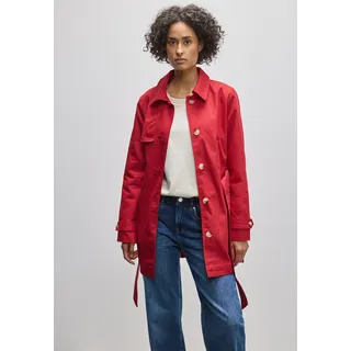 STREET ONE Damen, A101213 Trenchcoat Strong Red, 36 EU