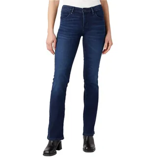 Wrangler Damen Bootcut Jeans, Nightshade, 33W / 32L