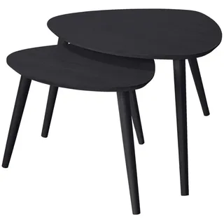 MID.YOU Satztisch Schwarz Bambus 57 x 45 cm