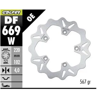 GALFER MOTO Bremsscheibe für Motorräder Df669w