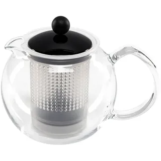 Bodum 1764805 Teekanne - Transparent / Black - One Size