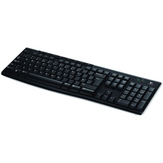 Logitech K270 Kabellose Tastatur für Windows, Englishes QWERTY-Layout - Schwarz