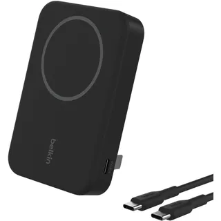 Belkin Wireless Powerbank mit MagSafe Magnet und Schnellladefunktion 10.000 mAh Schwarz