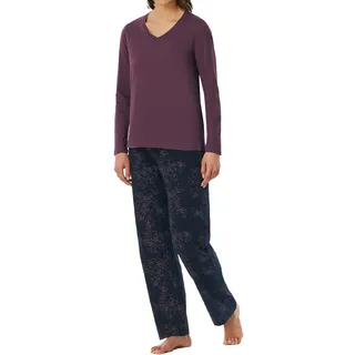 Uncover by Schiesser Damen Schlafanzug Set - Shirt Langarm - Lange Hose