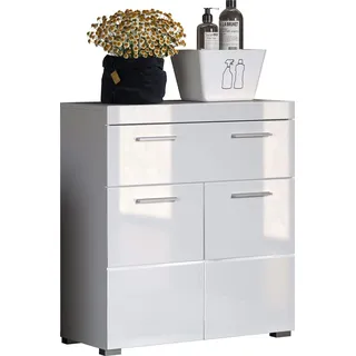 trendteam Amanda Badschrank 73 x 81 x 31 cm Weiß