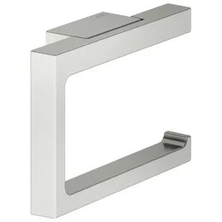 KEUCO EDITION 11 Toilettenpapierhalter, schwankbar, offene Form, 11162060000, Farbe: Edelstahl-finish