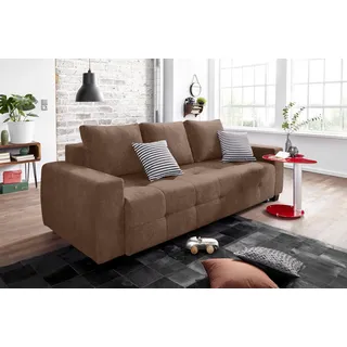 Collection AB »Bella, B: 241 cm, Liegefl. 142x194 cm« mit Bettfunktion, Bettkasten & 2 Zierkissen: Federkern,