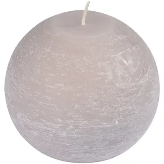 homea 6bpb005ta Kerze Kugel Paraffin taupe 9,5 x 9,5 x 8 cm