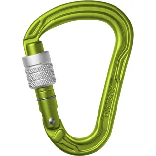 Edelrid HMS Strike Screw Snap Hook Grün