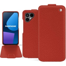 Noreve Lederschutzhülle vertikal (OnePlus 5), Smartphone Hülle, Orange