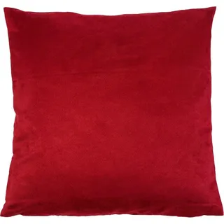 Gözze Kissenhüllen »Alcatraz« in Wildlederoptik, rot