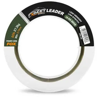 Fox Exocet Pro Low vis green Leader 0,70mm 60lb - 80m Vorfachschnur,