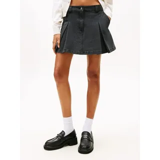 Tommy Hilfiger Tommy Jeans Minirock TJW CANVAS MINI PLEATED SKIRT schwarz 26