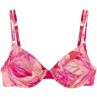 s.Oliver Bügel-Bikini-Top Damen pfirsich bedruckt Gr.38 Cup B