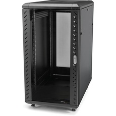 Bild StarTech.com 4-Pfosten 18HE Serverrack/Schrank, 19" Server Cabinet 18U Stand Weiß