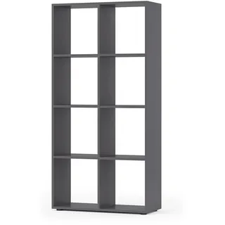 Vicco Raumteiler Scutum 143 x 72 x 29 cm Grau