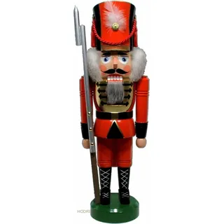 Nussknacker Soldat rot 42cm NEU Nußknacker Figur Erzgebirge Weihnachtsfigur