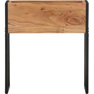 vidaXL Pflanzkübel 60x20x68 cm Massivholz Akazie - Schwarz