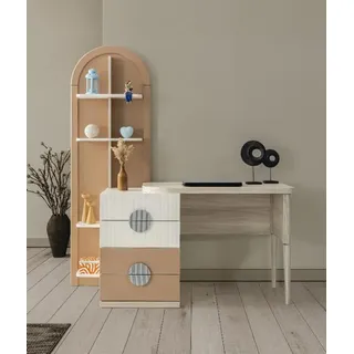 Schreibtisch Elegant Schubladen Stilvolles Design Funktionales Arbeiten Büro