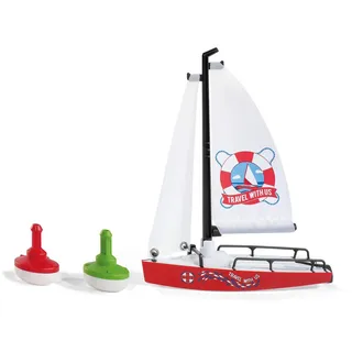 Siku RC-Boot Segelboot mit Bojen 1:50 RTF rot/weiß