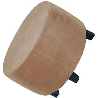 Acdler Runde Stretch-Ottomanenbezug, Mit Elastischer Unterseite Fußhocker-Überzug Fußhocker-Überzug, Luxuriöser Samt-Pouf-Überzug Für Wohnzimmer (Color : A7, Size : 76-104CM)