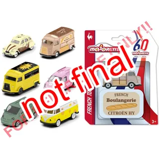 MAJORETTE French Touch Deluxe Cars, 6-sort.