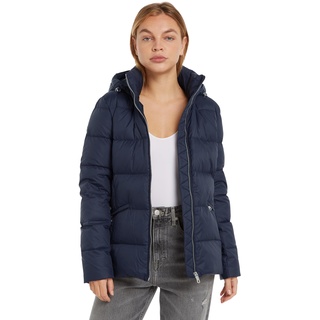 Tommy Hilfiger Damen Daunenjacke Recycled Down Jacket Winter, Blau (Desert Sky), S