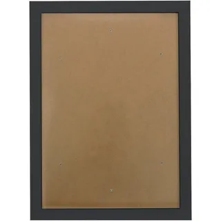 Pracht Creatives Hobby 6036-30291 Bilder-Rahmen schwarz, ca. 25 x 35 cm groß, schlichter Rahmen mit Plexiglas und Haken zur Befestigung an der Wand