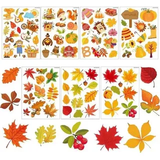 Herbstdekoration Thanksgiving Wandbilder - Eicheln - Kugeln - Wandbilder für Zuhause - Schulen