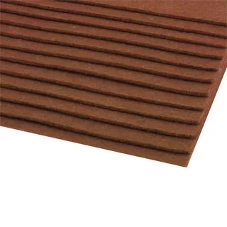 cyclingcolors 2x Farbige Filz Filzstoff Hobby-Basteln Nähen Scrapbooking Kunsthandwerk Dekoration Decoupage A4 20x30cm Dicke 2-3mm Polyester 416 g/m2 - braun