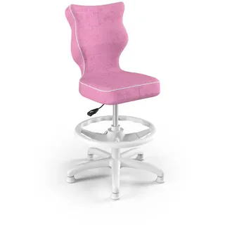 Raumhirsch Furniture Kinderstuhl Petit mit Fußstütze , Rosa, Weiß , Textil , Quadratisch , 66x90x66 cm , Babymöbel & Kindermöbel, Babyzimmer, Kindersessel & Kindertische