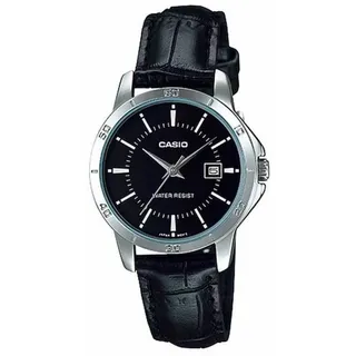 Damen Uhr Casio LTP-V004L-1A - Schwarz, Silber