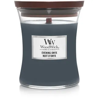 Woodwick Evening Onyx Duftkerze 275 g schwarz