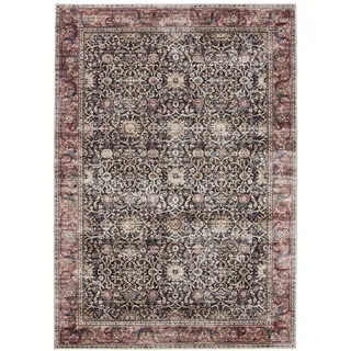 benuta Vintage-Teppich George waschbar 200x300 cm , Kunststoff , Vintage , Rechteckig , 200x300 cm , Oeko-Tex® Standard 100 , in verschiedenen Größen erhältlich, rutschfeste Unterfläche, waschbar , Teppiche und Böden, Teppiche, Vintageteppiche