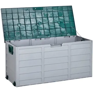 Beliani Aufbewahrungsbox 112 x 53 x 50 cm 1-tlg. grau, grün