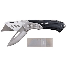 kwb Universal-Messer inkl. Cutter-Messer - Klappbar mit scharfen Trapez-Klingen - Stabiles Multi-Tool für vielseitigen Einsatz