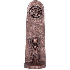 Nemesis Now Spiral Goddess Räucherstäbchenhalter, Bronze, 23,5 cm
