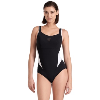 arena Makimurax Low R Einteiliger Badeanzug Damen C Cup, Bodylift Shaping Badeanzug, Power Mesh Technologie, Chlorbeständiges Sensitive Fabrics arena Gewebe