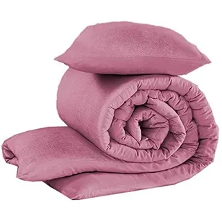 De Witte Lietaer Bettbezug-Set, Baumwolle, Rosa, 140 x 220 cm
