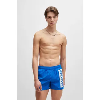 Badeshorts HUGO BLUE "BLUE OKKO", Herren, Gr. S, N-Gr, blau (open blau 493), Microfaser, Obermaterial: 100% Polyamid, Badehosen Badeshorts
