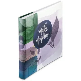 Hama Fotoalbum Nature (Jumbo Album zum Selbstgestalten, Photo Album zum Einkleben, 80 weiße Seiten, Fotobuch 30x30 cm, mit Pergamin Schutzseiten, laminiert, unterfüttert)