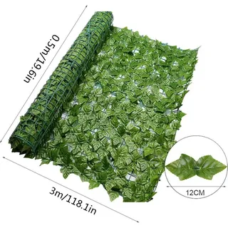 Künstlicher Efeu Zaun Bildschirm Künstliche Hecken Zaun und künstliche Blatt Screening Roll Dekoration für Outdoor-Dekor Garten