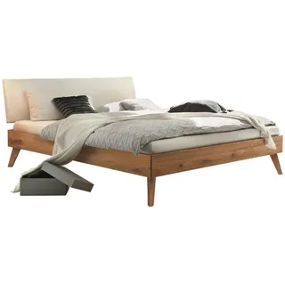 Hasena Pesaro 180 x 200 cm Holz Braun Wildeiche