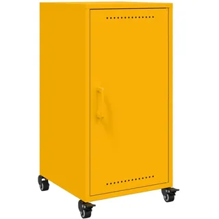 Sideboard Senfgelb 36x39x72 cm Stahl - Gelb