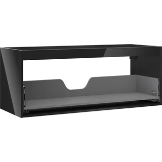 Mexen Box-A Waschtisch-Unterschrankkorpus 120 cm, 1 Schublade, Schwarz glänzend - 91AX0-1200-470-1-70 - Schwarz