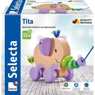 Selecta Nachzieh-Elefant Tita mehrfarbig