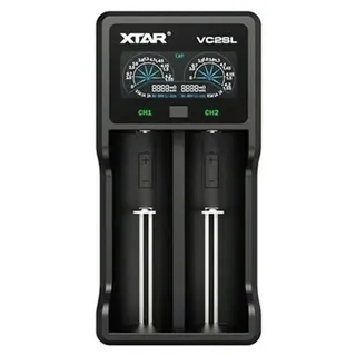 XTAR Vc2sl Batterieladegerät / Black / One Size